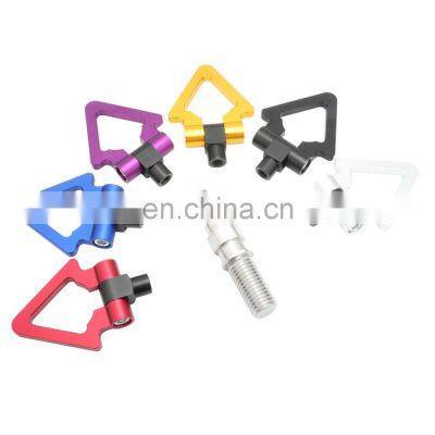 Auto Parts Triangle Shape Nice Look Red Cars Front Bumper Racing Sport Japan Euro Model Tow Towing Hook