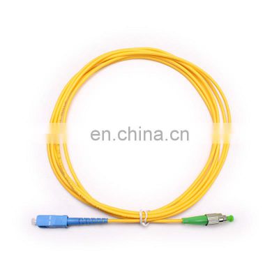 SC/UPC to FC/APC Singlemode Simplex 2mm 3mm SC fiber optic patch pigtail