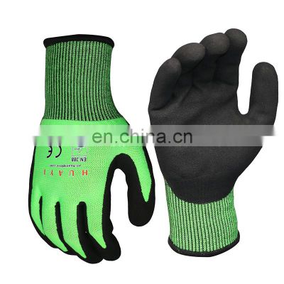 Cut Resistant Glove Oilfield Nitrile Coated Cut Resistance Work Gloves Construction Anti Cutting Hand Glove Nitrile Safety