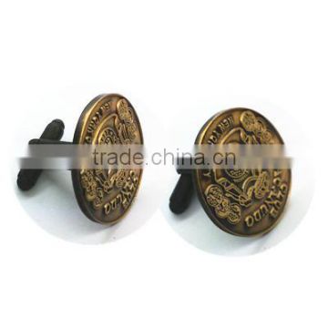 Custom Anti-Bronzed Cufflinks