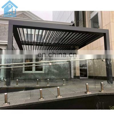 Sunshade waterproof outdoor customized motorized gazebo tent 7x7