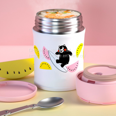 Braising Beaker Kumamoto Bear 304 Stainless Steel Insulated Lunch Box High Appearance Level（Wechat:13510231336） photo-2