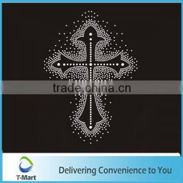 charming iron ons cross design