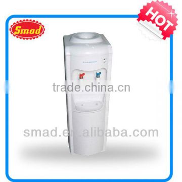 hot and cold water dispenser with outer heating system