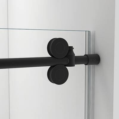 Modern Bathroom Simple Shower Glass Cabin Bath Portable Steam Handle Glass Door Pull Hand Sliding Shower Rooms photo-4
