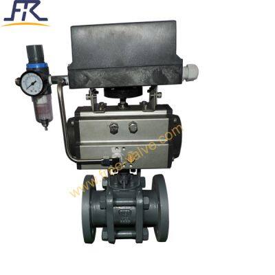 Pneumatic O Type Ceramic Lined Ball Valve FRQ641TC photo-3