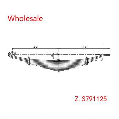 Z.S791125 Rear Axle Spring Set of Medium Duty Vehicle Wholesale For IVECO