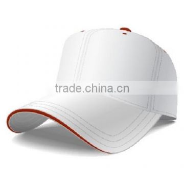 custom boys baseball caps/custom boy's white color sports cap/high quality boy's white color cap