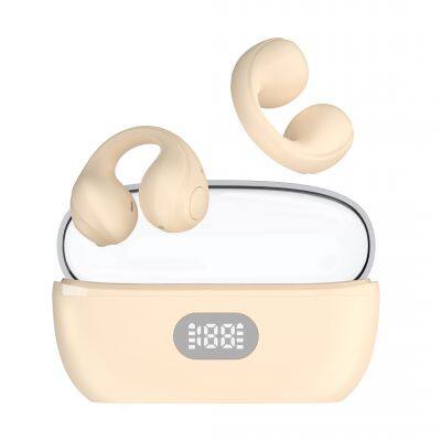 Bone Conduction Headphone  Earclip Clip-on Ear Clip Earbuds Wireless bluetooth Headphones