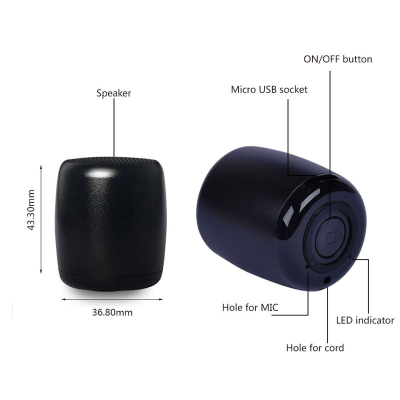 Subwoofer Wireless Mini Professional Speakers TWS Outdoor Portable Blotooth Mini Speaker Small Steel Cannon Music Sound Box photo-5