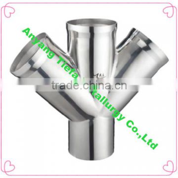 BG stainless steel cross tee pipe