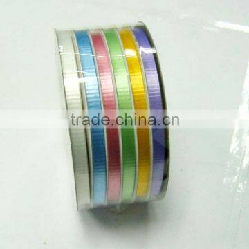 6 Strips High Quality Various Size and Colors Holographic PP Ribbon Packing materials