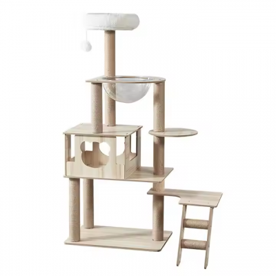 Cat Scratcher Tower Home Furniture Cat Toys Tree Pets Hammock Sisal Post Climbing Frame Toy Cat Scratching Board Climbing Frame
