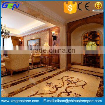 Indoor Natural marble Stone Marble Waterjet Flooring Tiles