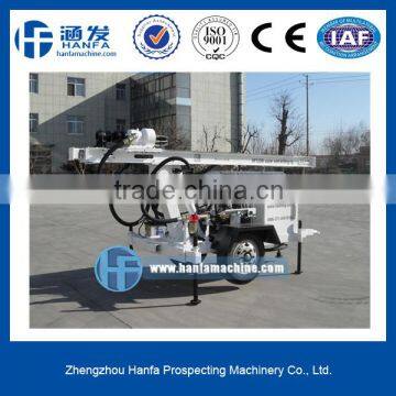 Trailer Mounted Drilling Rig portable drilling rig HF120W