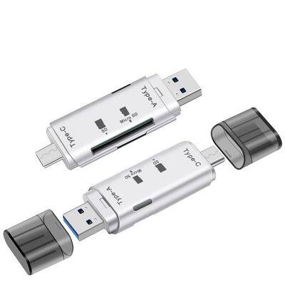 Factory Best Seller OEM/ODM USB2.0 3.0/Type-C SD TF Reader Aluminium Alloy Shell High Speed Card USB Type-c/OTG Card Reader photo-3
