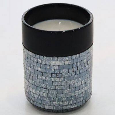 Glass Cup Ceramics Mug Candle Holder Glass Vase Mosaic Vase photo-4