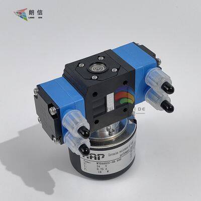 Original HAP NT04692C-HB600 Fast-Track Flat Double-Head Liquid Diaphragm Pump, Ceramic Digital Inkjet Printing Machine Circulation Double-Head Pump photo-4