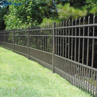 Decorative Wrought Iron Galvanized Steel Fence for Garden Safety and Ornament