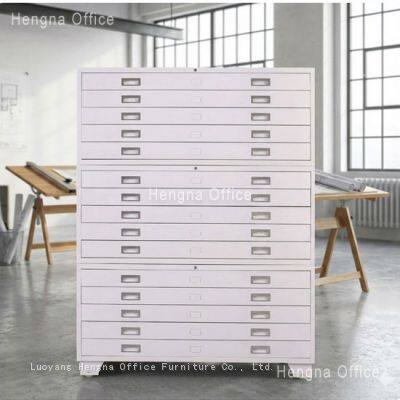 Stackable Metal Art Studio Print Storage Cabinet HNTZ03md|Large Capacity for Large Format Artwork photo-5