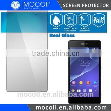 Tempered Glass Screen Protector for Sony Xperia Z2 (Made From Real Flexible Glass,2.5d Rounded Edges)