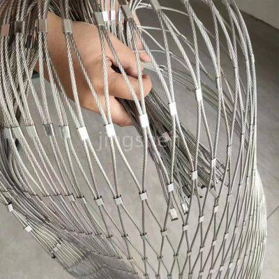 SS304 & 316 High Strength Stainless Steel Wire Rope Mesh for Goods photo-1