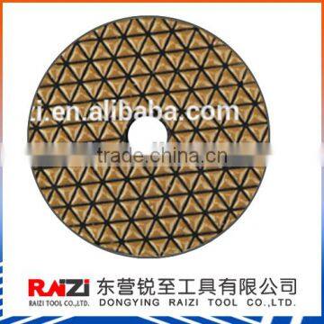 Marble dry polishing pad