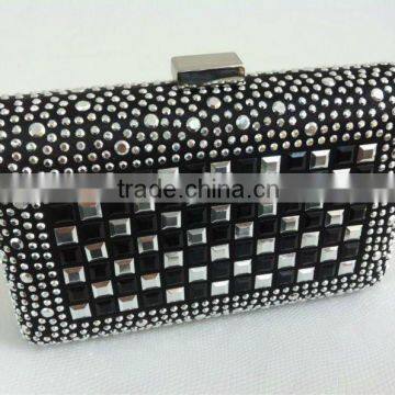 mix black/white sequin hard case best bag