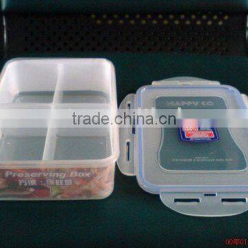 plastic preserving food container(4grid)