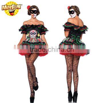 Carnival Celebration Mexican Day of the Dead Girl Halloween Costumes Day of the Dead Dress Costume