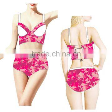 colorful Sex Swimsuit Girl's Plus Size Swim Suit Wholesale From Factory