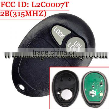 Best quality 2 button Replacement Keyless Entry Remote Key Fob for Buick FCC ID L2C0007T #1