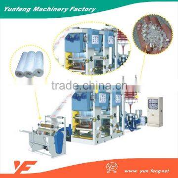 Used Plastic Film And Nonwoven Plastic Bag Film Blowing Machine And Printing machine