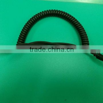 5.5x2.1 DC Spring Black cable with 2464 2C Extension Cable