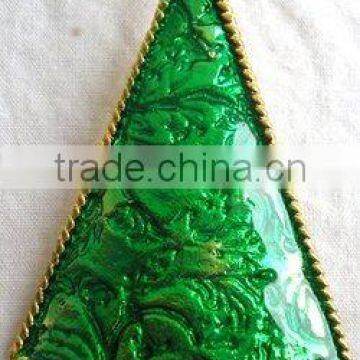 Green Holiday brooch For Christmas