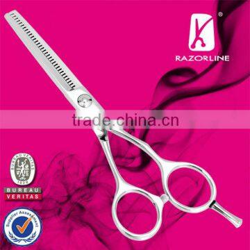 RAZORLINE R22RT Euro Style Reverse Blade barber thinning scissors