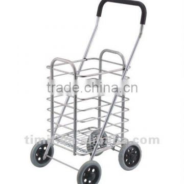 Luxury Design Practical Aluminum Foldable Shopping Trolley Cart