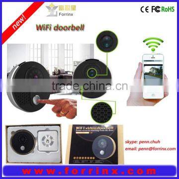 smart phone app control wireless doorbell camera