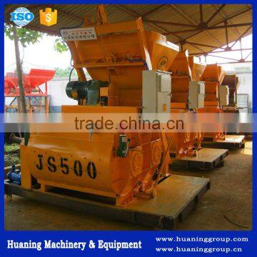 Your Best Choice Buy Concrete Mixer, JS500 Twin Shaft Forced Concrete Mixer for sale