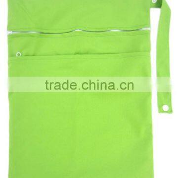 AnAnbay Reusable Baby Cloth Diaper Bags Solid Color Wet Bag photo-4