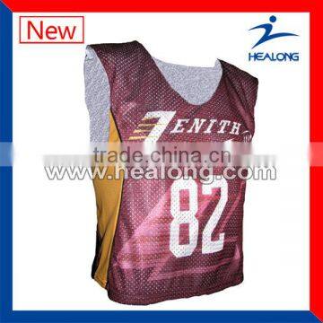 sublimation printing lacrosse t shirt quick dry jersey