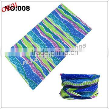100% Polyester Microfibre unique multi-purpose sports bandana