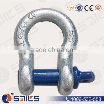 china hardware screw pin bow shackle