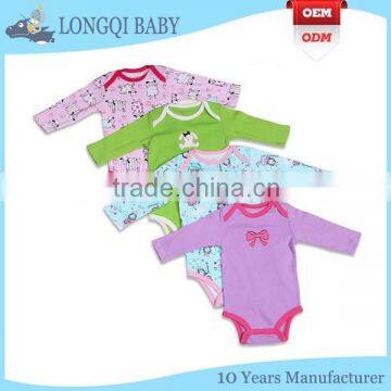 PF-MS-125 high quality 100% cotton unisex newborn baby rompers