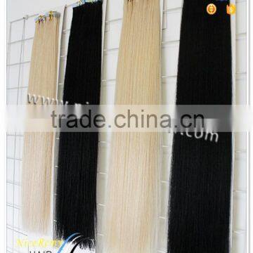 Wholesale Tape Hair Extension Double Drawn Virgin Hair Indian Remy Tape Hair photo-4