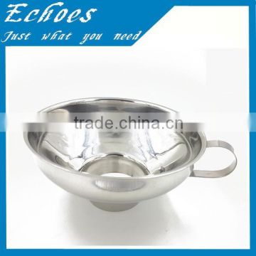 Good quality stainless steel oil funnel