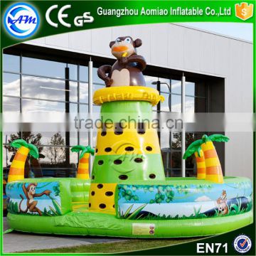 New design inflatable climbing tower jungle inflatable rock climbing wall portable climbing walls for sale                        
                                                                                Supplier's Choice