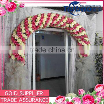 New decoration design wedding use product artificial flower door