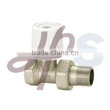 brass radiator valve plated nickel