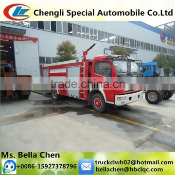 Water and foam fire truck, DONGFENG fire engine for sale